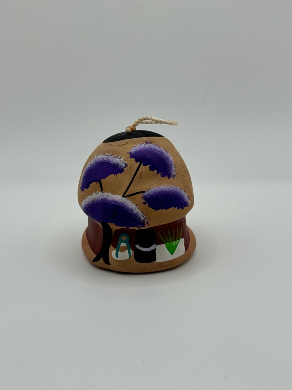 Hand-painted ceramic bell